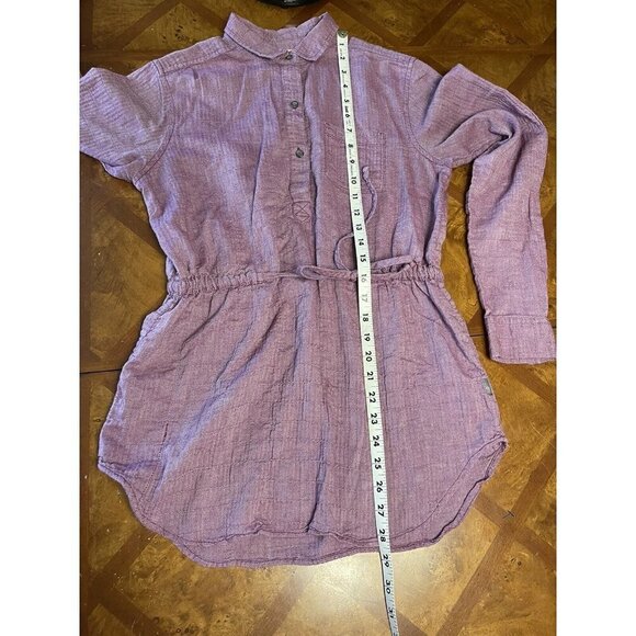 Mountain Hardwear Button Up Tie-Waist Shirt Purple Women's Size Small S - Picture 11 of 11
